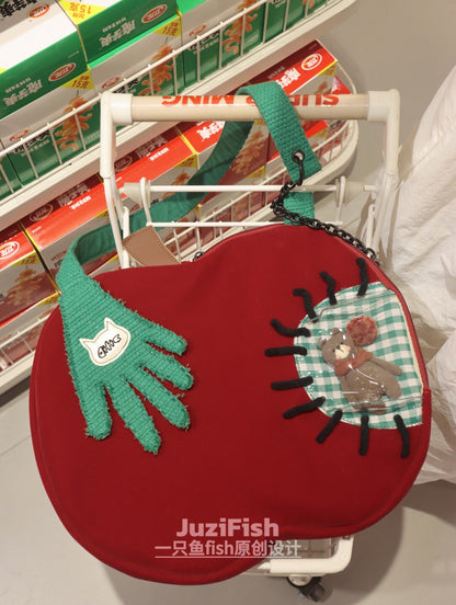 Green Hand Apple Ita Bag