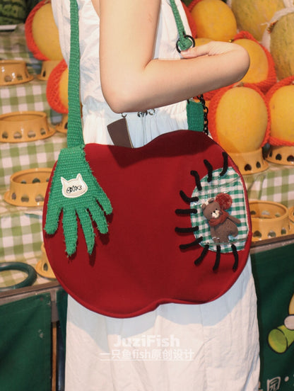 Green Hand Apple Ita Bag