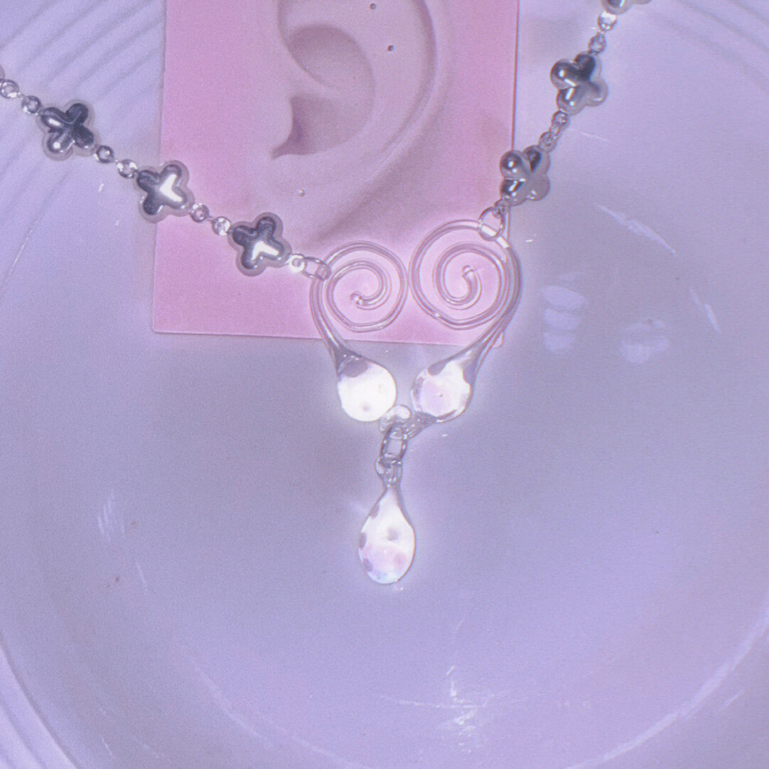 Angel And Love Glass Necklace |  | Three Fleas