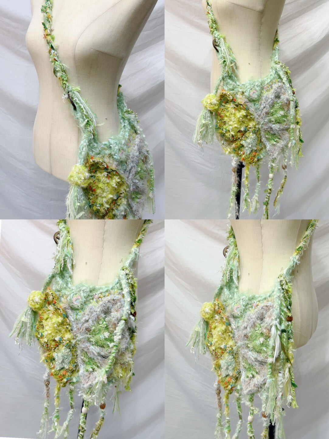 Handmade Boho Butterfly Messenger Bag