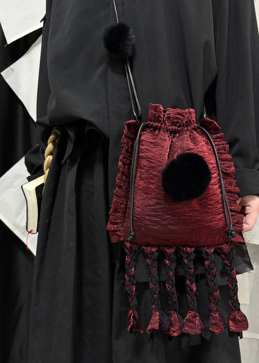 Cloth Braid Crossbody Bag