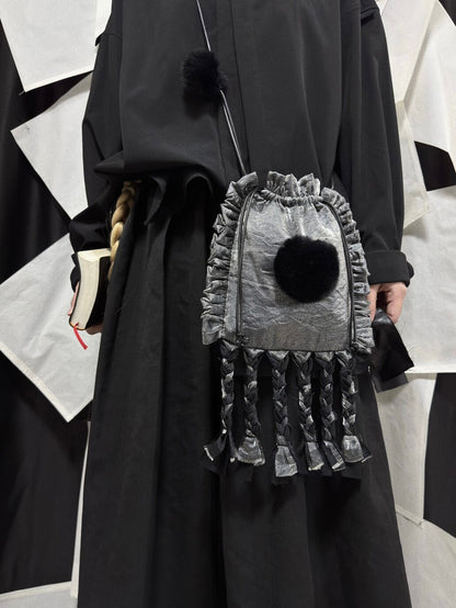 Cloth Braid Crossbody Bag