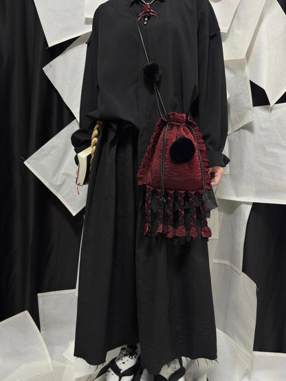 Cloth Braid Crossbody Bag