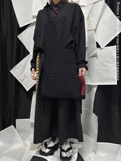 Handmade Braids Pleated Fabric Tied Knot Shoulder Bag