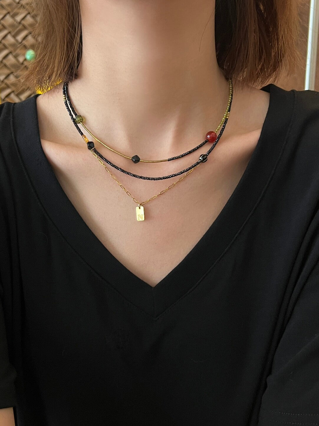 Beating Color  Beaded Necklace