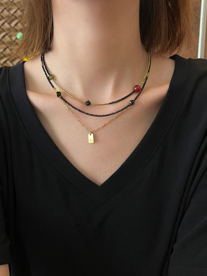 Beating Color  Beaded Necklace