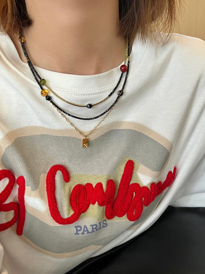 Beating Color  Beaded Necklace