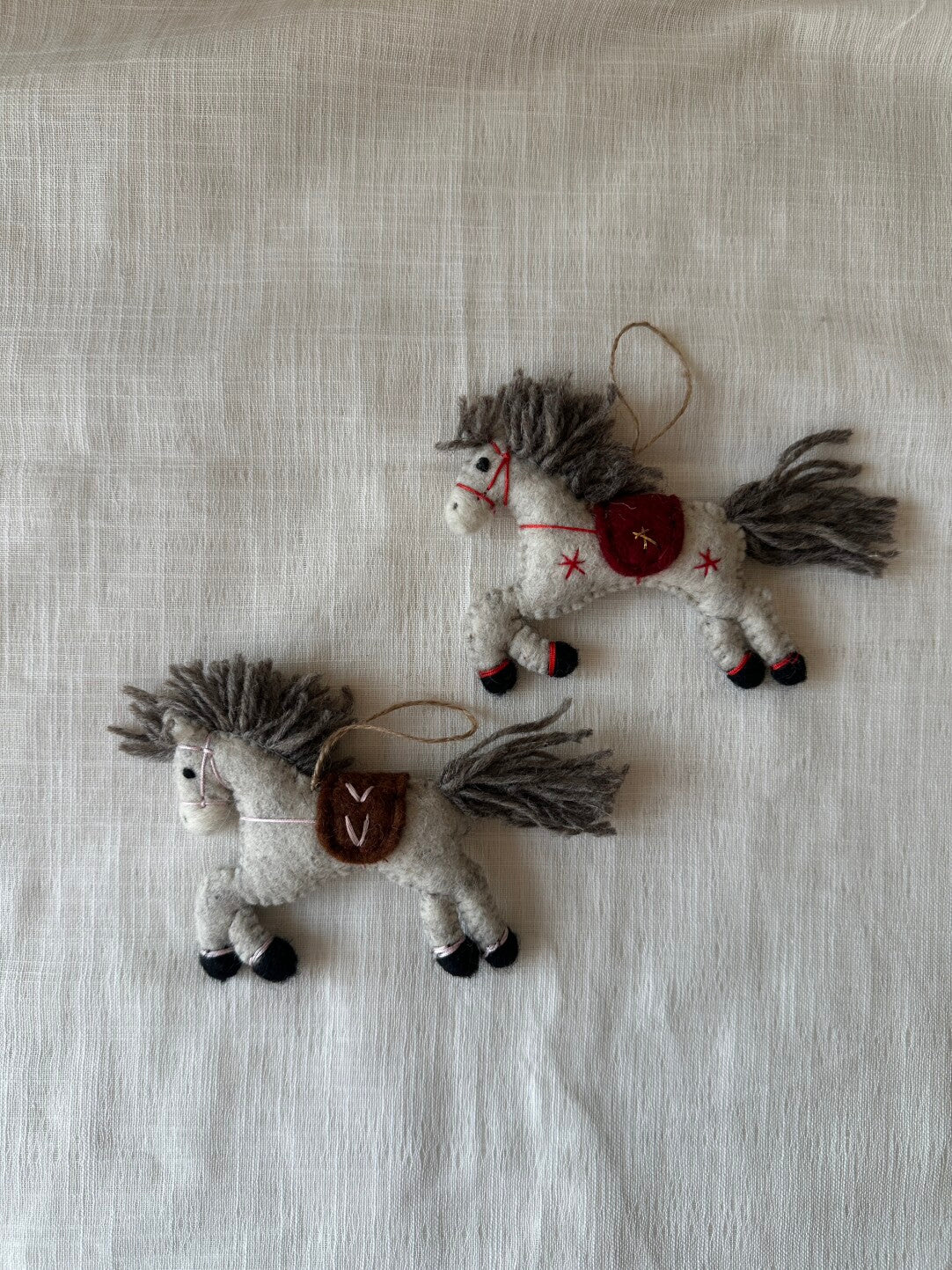 Handmade Felt Horse Bag Charm