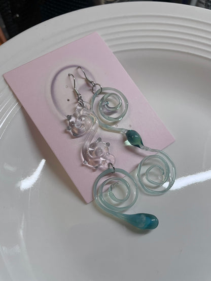 Vine Glass Earrings | earrings | Three Fleas