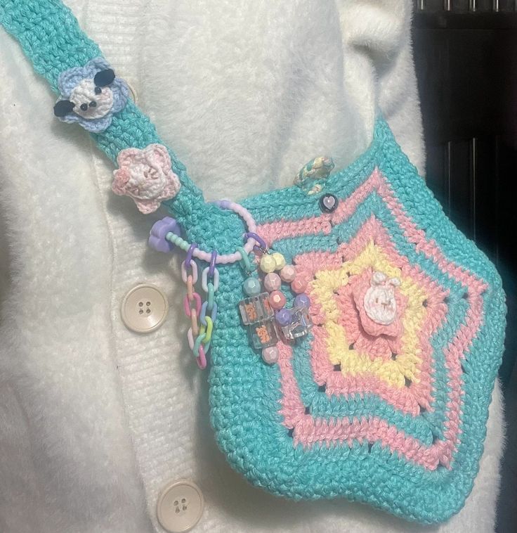 Mini Star Crochet Bag