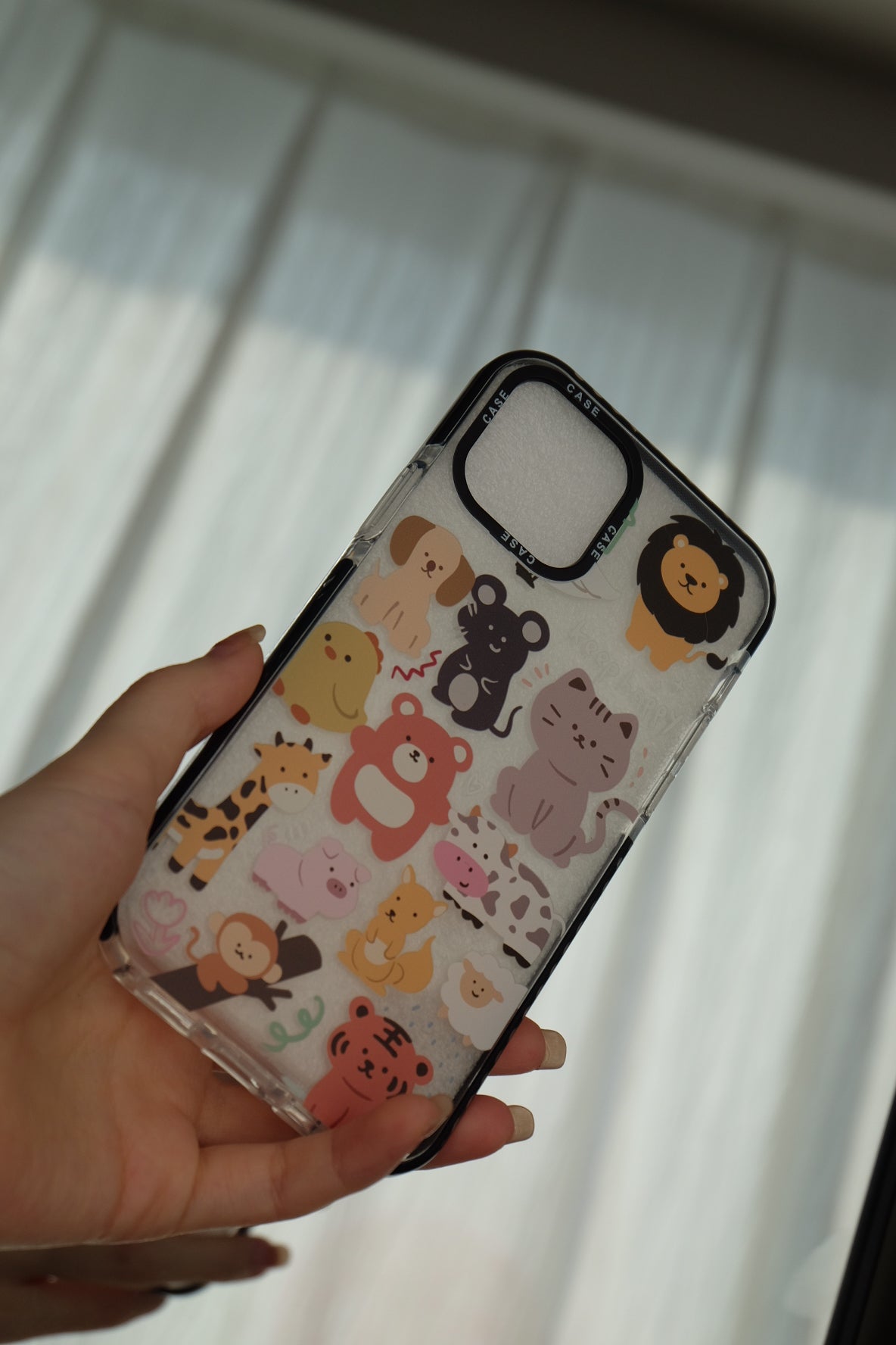 Cartoon Animals Phone Case | phone accessories | Three Fleas