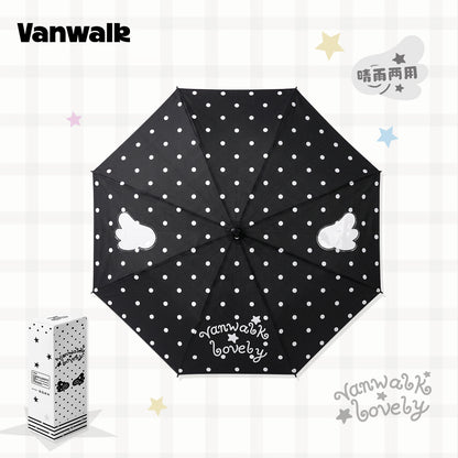 Angel Print Folding Umbrella