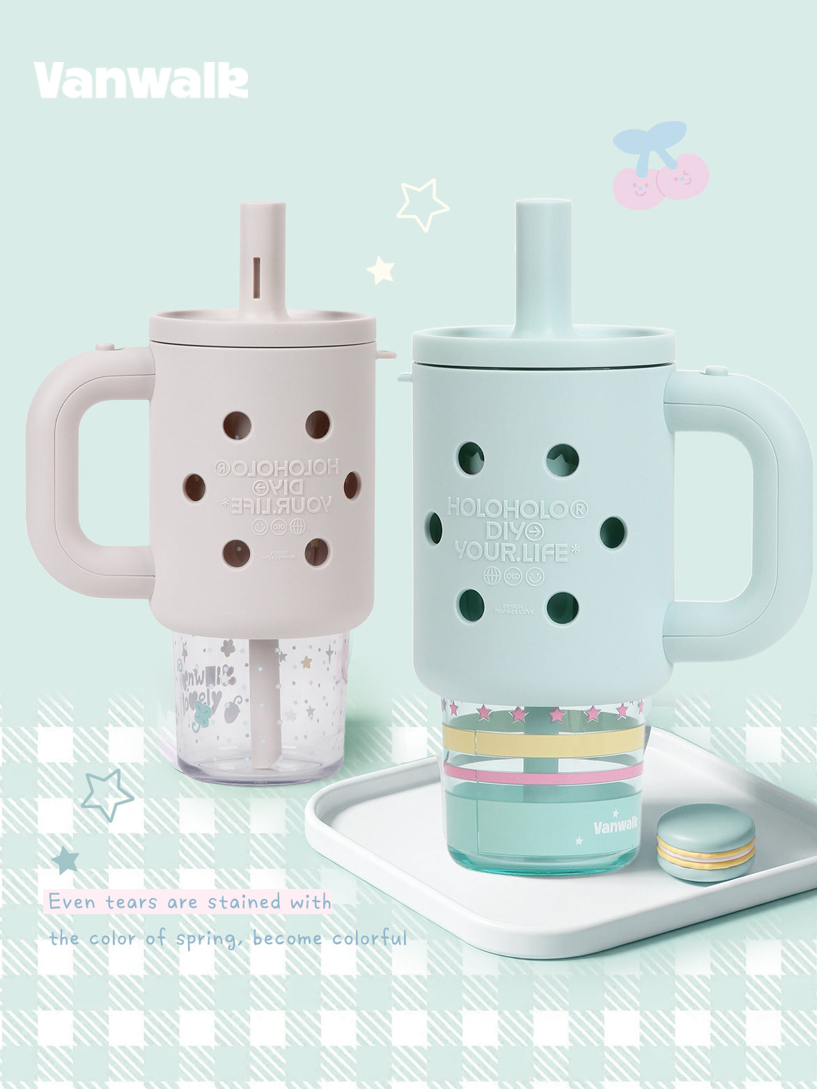DIY Charm Straw Tumbler