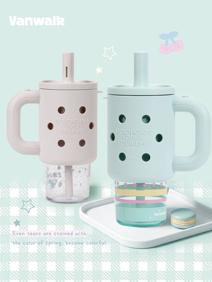 DIY Charm Straw Tumbler
