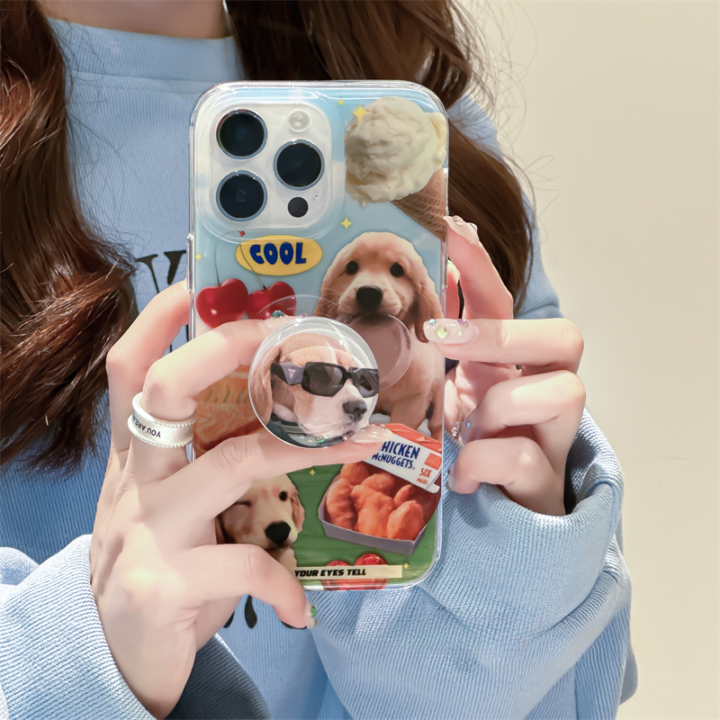 [ Meme Case ] Sweet cat and dog phone case