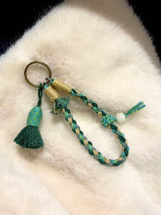 Forest Whisper Woven Phone Strap