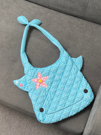 Blue Whale Shoulder Bag