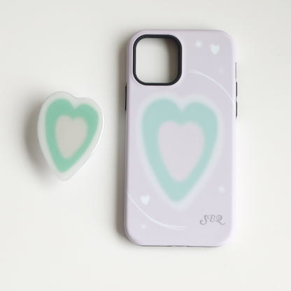 Heart Star Printed Double Layer Phone Case