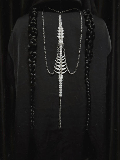 Spine Cascade Necklace,Lumivault.