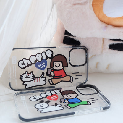 Funny couple phone case