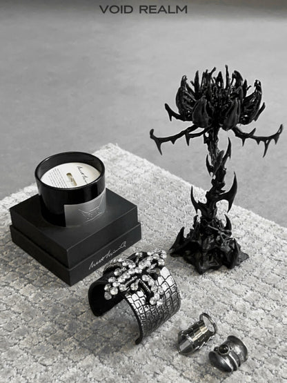 3D Printed Serpent Bone Flower Jewelry Stand