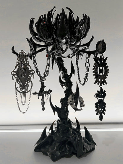 3D Printed Serpent Bone Flower Jewelry Stand