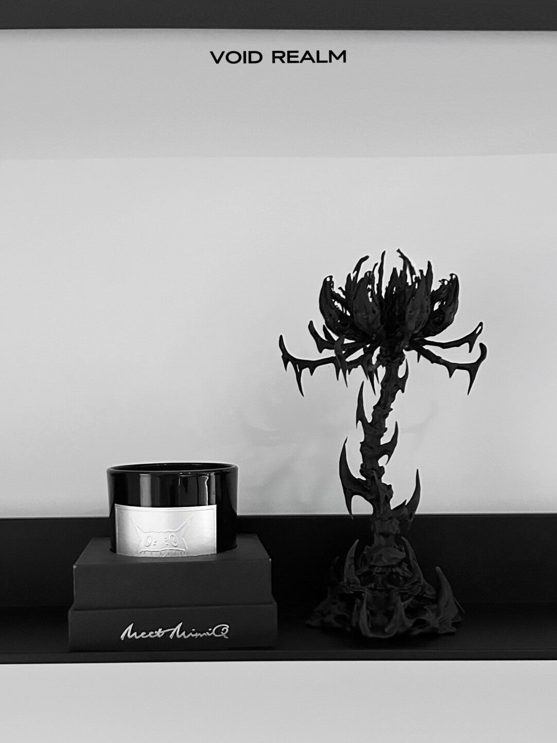 3D Printed Serpent Bone Flower Jewelry Stand