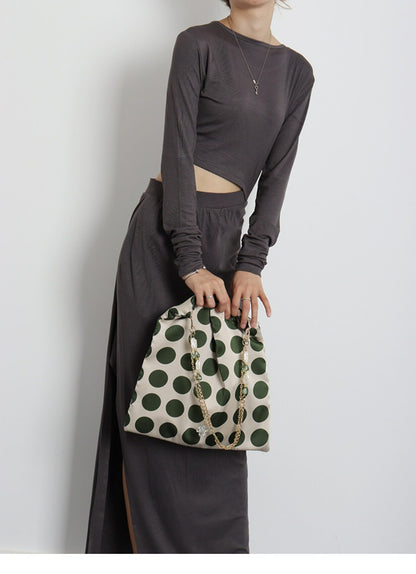 Retro Polka Shoulder Bag | bag | Three Fleas