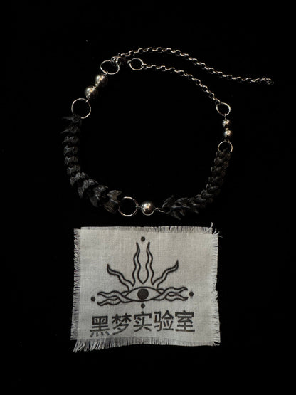 Collar of Vertebrae & Beads Choker,Lumivault.