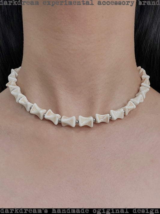 Wasteland Mini Bone Necklace,Lumivault.