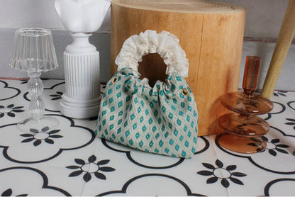 Retro Green Chinoiserie Crossbody Bag | bag | Three Fleas