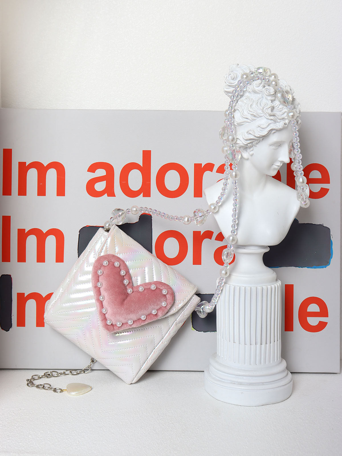 Mini Cute Pink Heart Crossbody Bag | bag | Three Fleas