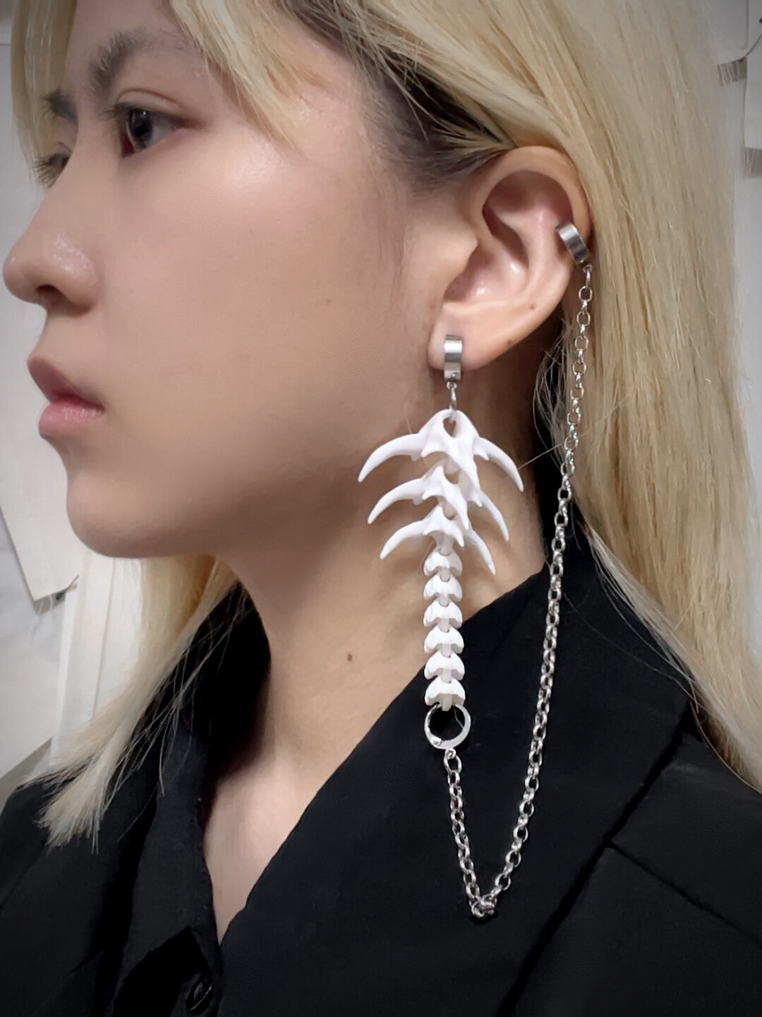 Link & Bone Single Earring,Lumivault.