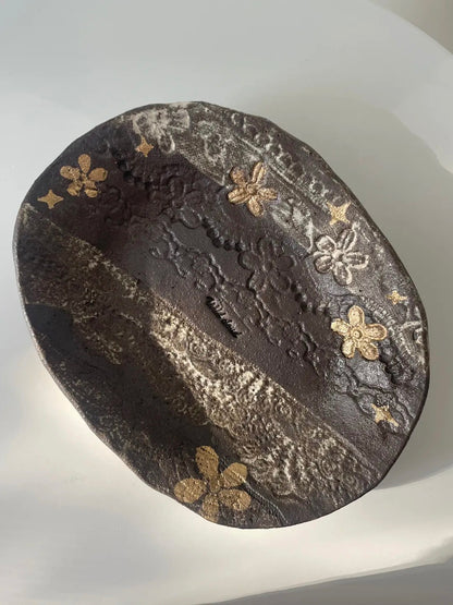 Lily of the Valley Hand-Painted Ceramic Plate