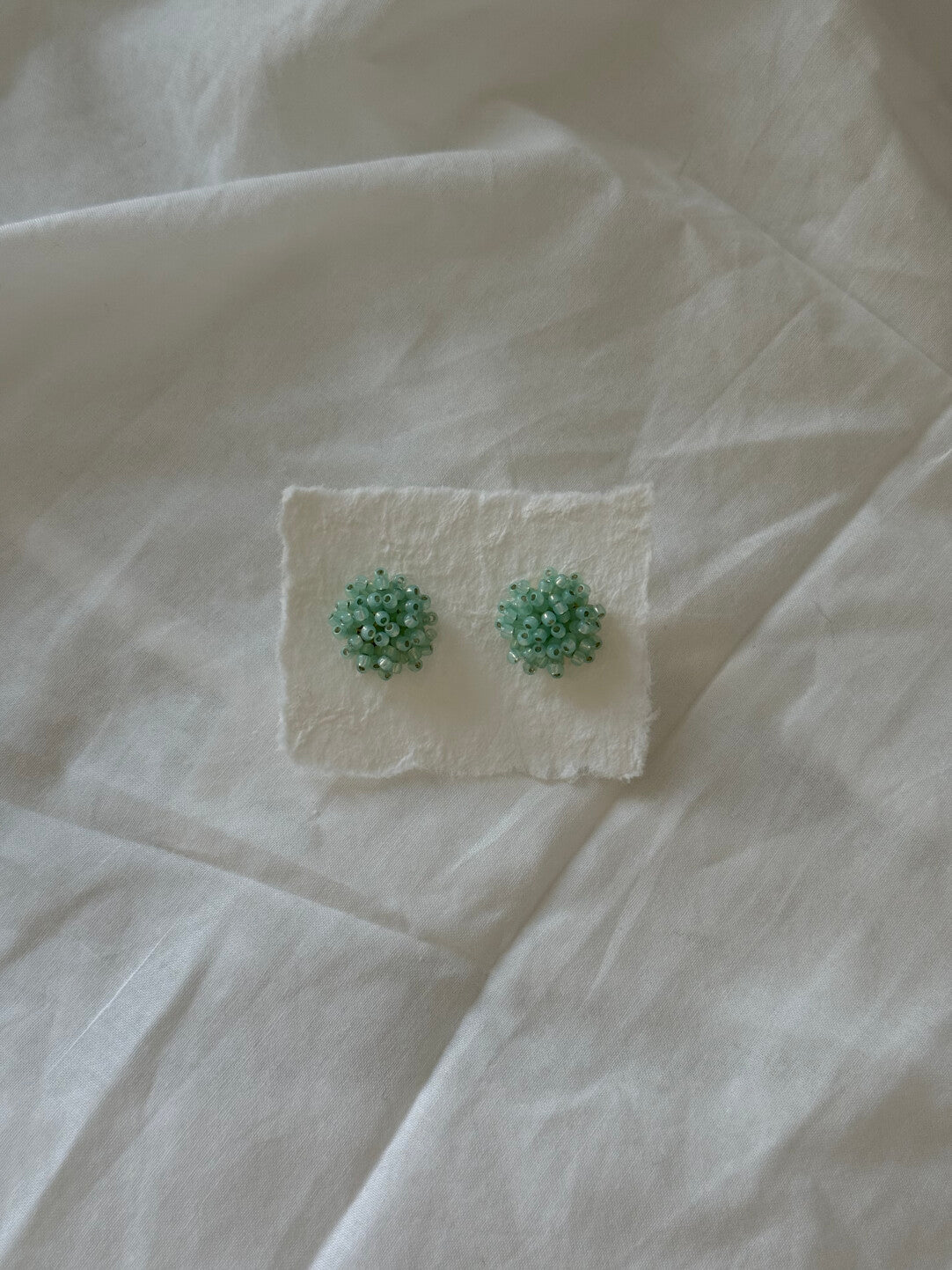 Colorful Flower Beaded Earrings | Earring | Three Fleas