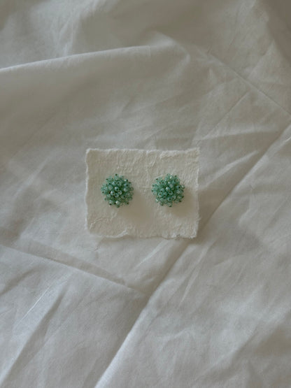 Colorful Flower Beaded Earrings | Earring | Three Fleas