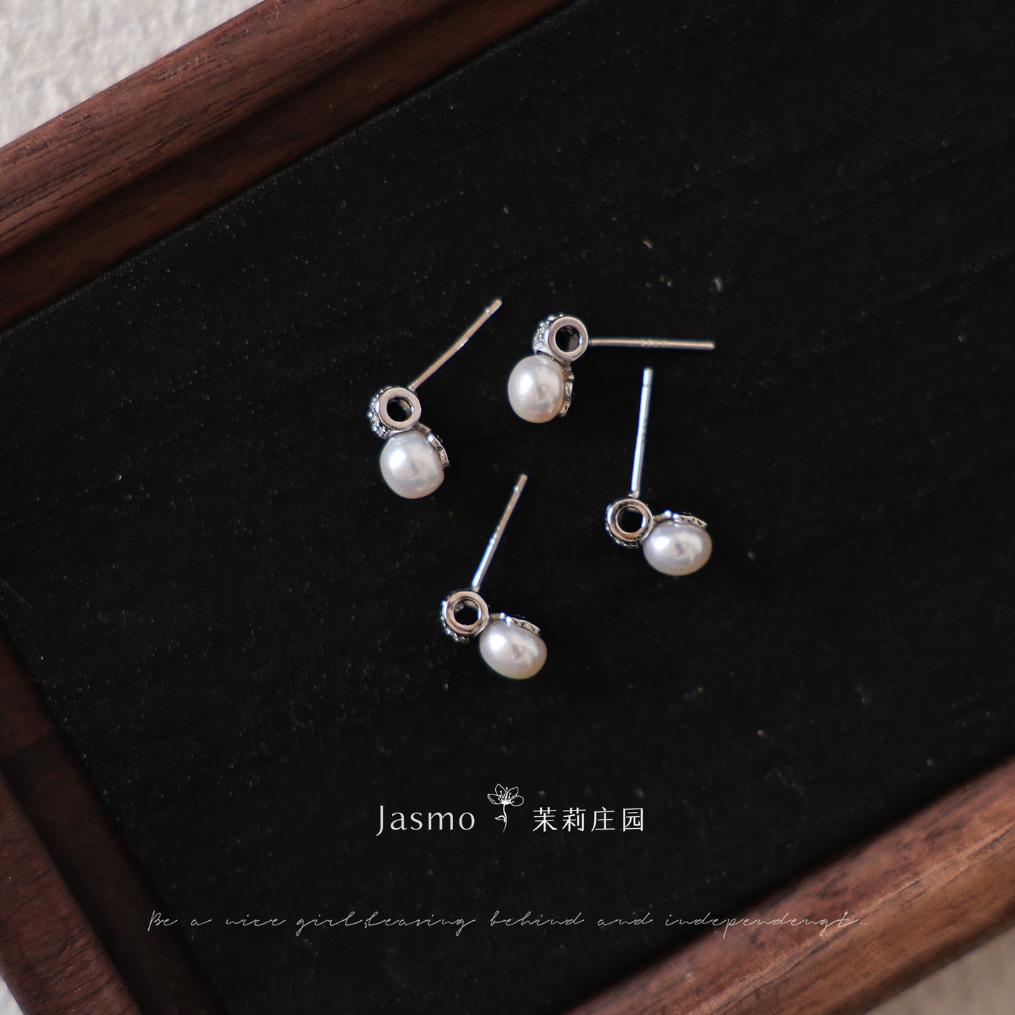 5.5-6mm White Freshwater Pearl Earrings