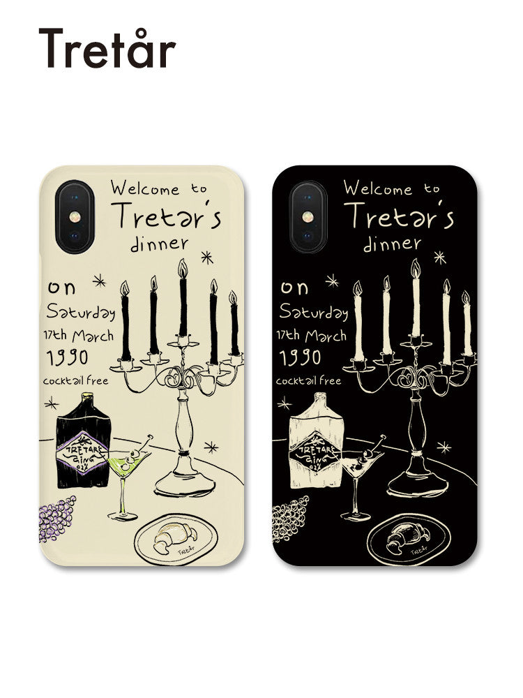 Sketching Candlelight Dinner Phone Case