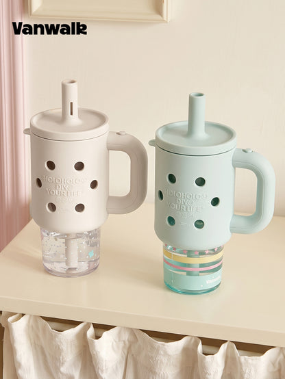 DIY Charm Straw Tumbler