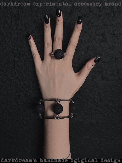 Gothic Tribal Bracelet Ring,Lumivault.