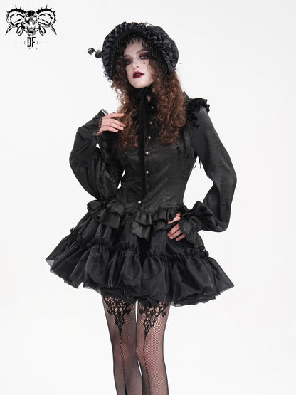 Pearl Fringe Widow Hat - DF12GX
