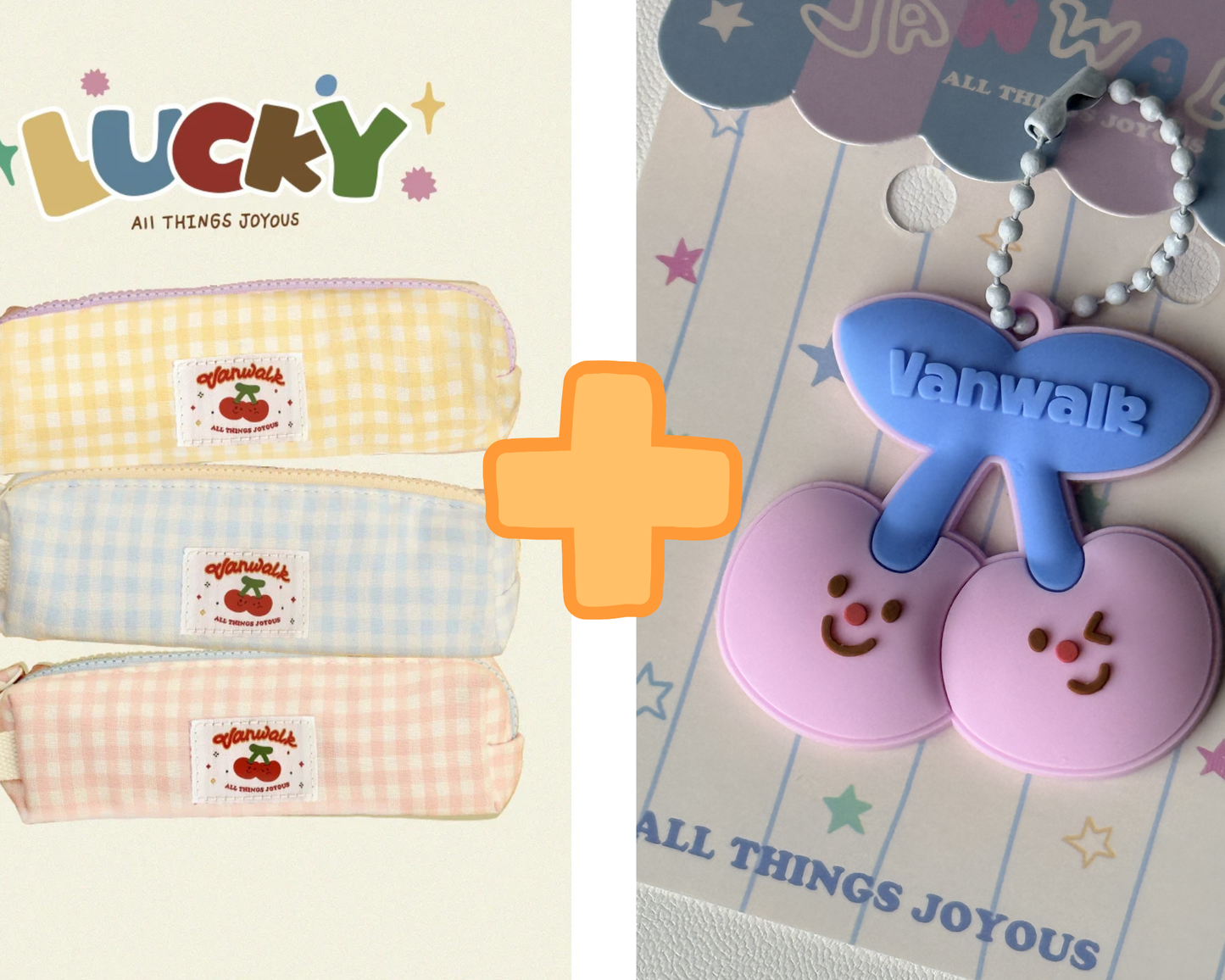 Free Pencil Case+Keychain | Charm | Three Fleas