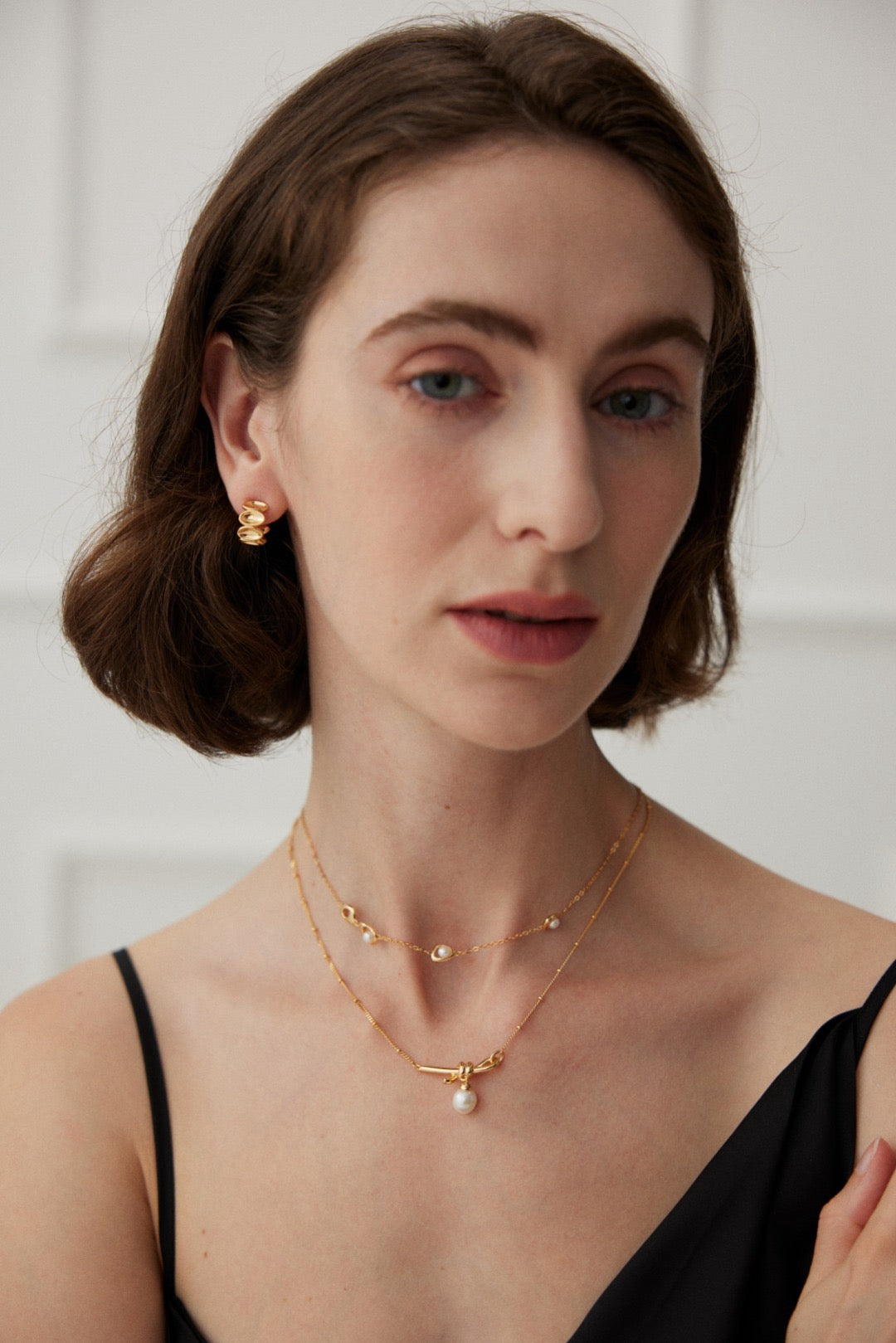 7.0-8.0mm Freshwater Pearl Knot Necklace