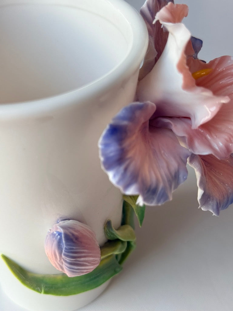 Pink Iris Cup