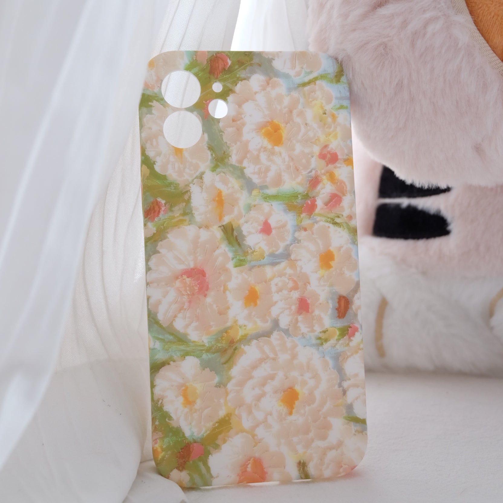 Floral pattern aesthetic phone case | phone accessories | Three Fleas