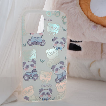 Cute animals laser phone case