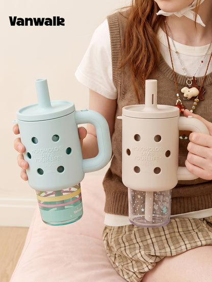 DIY Charm Straw Tumbler