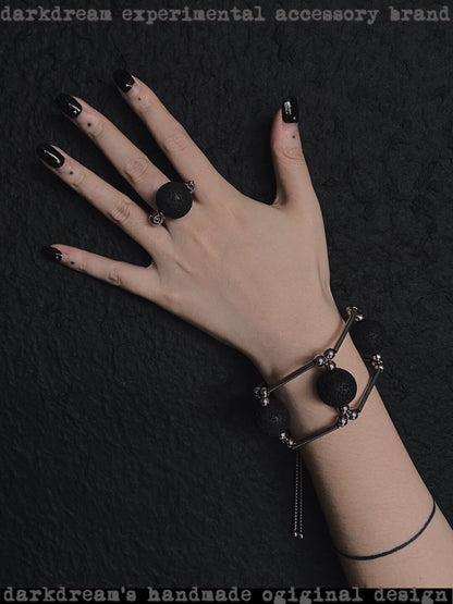 Gothic Tribal Bracelet Ring,Lumivault.