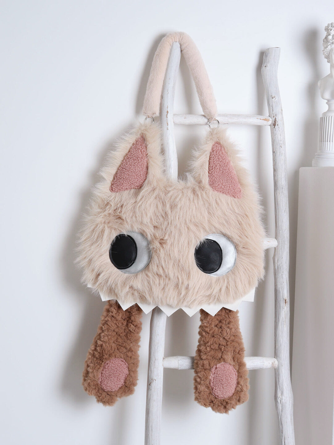 Cute Hidden Face Kitten Backpack | bag | Three Fleas