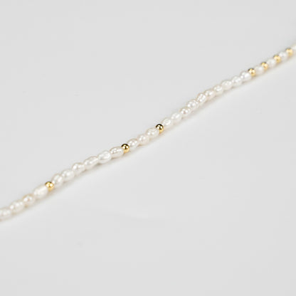 8.0-10.0mm Baroque Pearl Flower Beaded Necklace